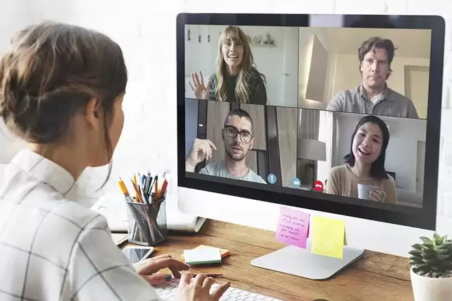 Building strong remote teams best practices - video conference