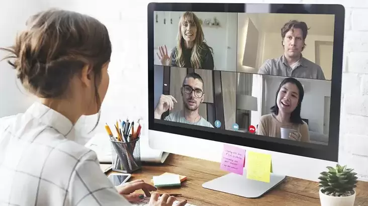 Building strong remote teams best practices - video conference